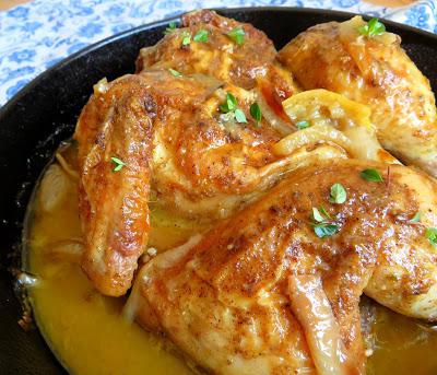 Ina's Skillet Roasted Lemon Chicken