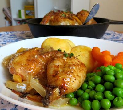 Ina's Skillet Roasted Lemon Chicken