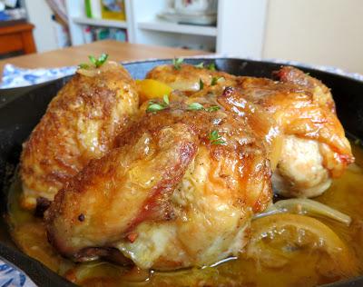 Ina's Skillet Roasted Lemon Chicken