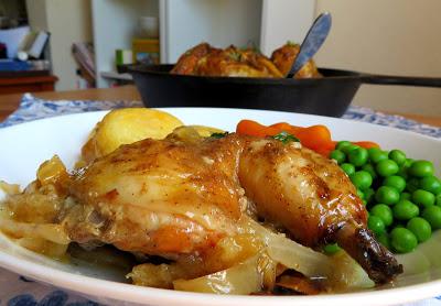 Ina's Skillet Roasted Lemon Chicken