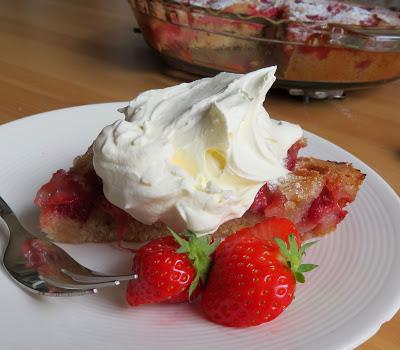 Strawberry Cake Pie