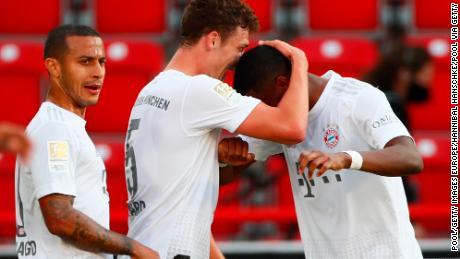 Bayern sinks minnow Union Berlin on Bundesliga resumption