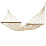 Hatteras Hammocks DC-15OT Executive DuraCord Rope Hammock, Oatmeal