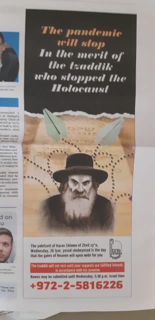 if he could stop the Holocaust he can stop the pandemic