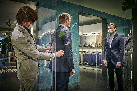 Suitsupply New In-Store Safe Shopping Journey Virtual Pre-Shopping