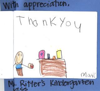 LETTERS FROM STUDENTS: Author Visit Follow-Up