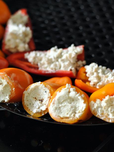 goat cheese peppers