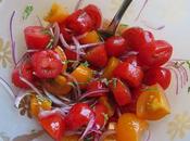 Tomato, Basil Onion Salad