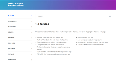 woocommerce direct checkout documentation