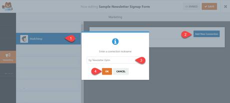 WPForms Newsletter Signup Form Mailchimp Integration