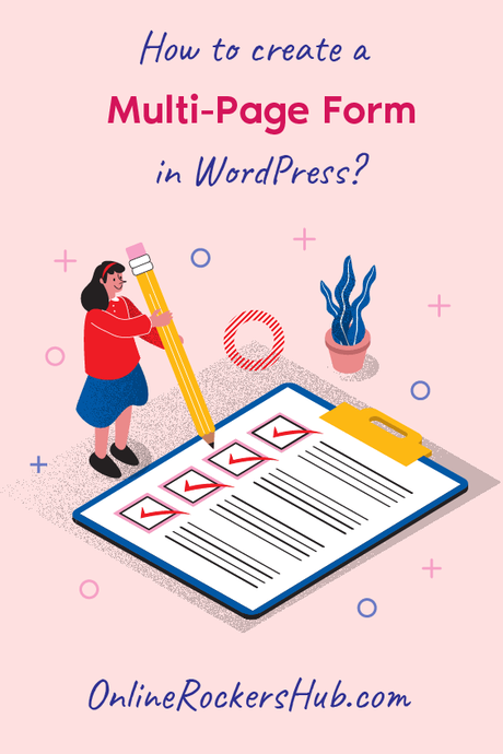 How to Create a Multi-Page Form in WordPress - Pinterest Image