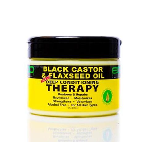 Ecoco Black Castor & Flaxseed Oil Deep Conditioning Therapy 355ml