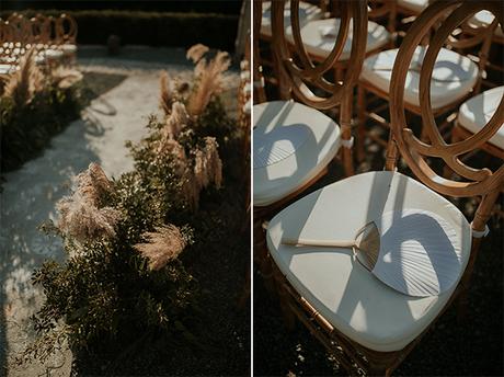 Rustic summer wedding in Nicosia with string lights and flowers in vivid colors | Joy & Pierre