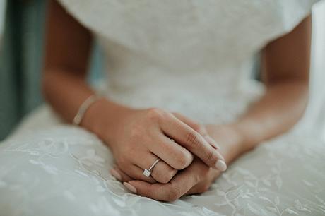 Rustic summer wedding in Nicosia with string lights and flowers in vivid colors | Joy & Pierre