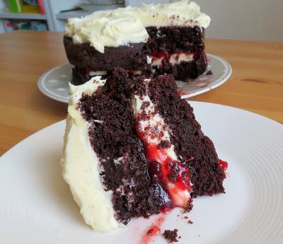 Dark Chocolate Layer Cake for Two