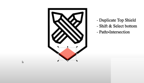 Making a Shield icon in Inkscape