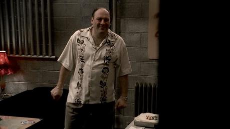 Tony Soprano’s Aloha Panel-Print Shirt in “Irregular Around the Margins” Tony Soprano’s Aloha Panel-Print Shirt in “Irregular Around the Margins”