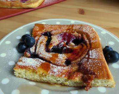 Blueberry & Lemon Sheet Pan Pancake