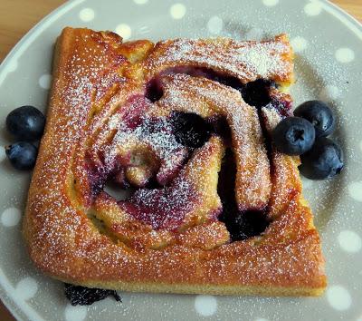 Blueberry & Lemon Sheet Pan Pancake