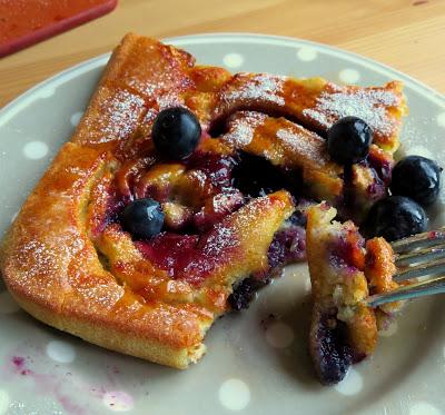 Blueberry & Lemon Sheet Pan Pancake