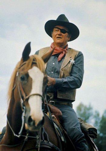 John Wayne in True Grit John Wayne in True Grit