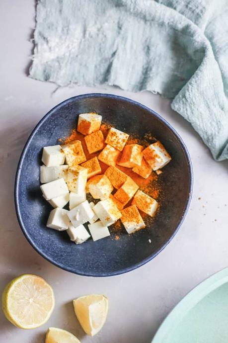 Veggie Shawarma with Marinated Tofu