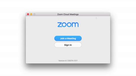 Zoom App on Mac