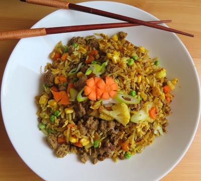 Curried Beef Fried Rice