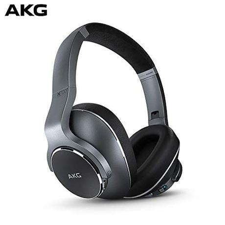 Samsung AKG N700NC Over-Ear Foldable Wireless Bluetooth Headphones, Active Noise Cancelling Headphones - Silver (US Version)