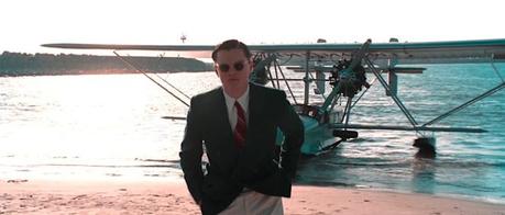 The Aviator: Leo’s Navy Jacket and White Slacks The Aviator: Leo’s Navy Jacket and White Slacks