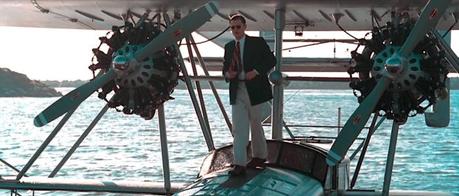The Aviator: Leo’s Navy Jacket and White Slacks The Aviator: Leo’s Navy Jacket and White Slacks