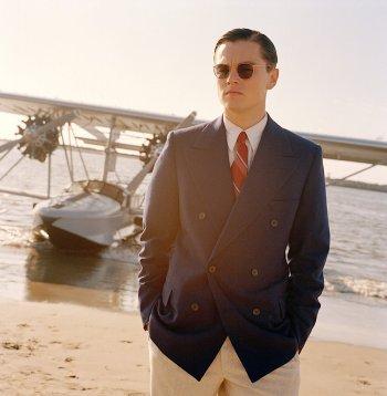 The Aviator: Leo’s Navy Jacket and White Slacks The Aviator: Leo’s Navy Jacket and White Slacks