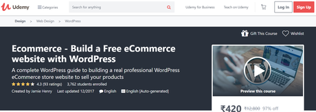 ecommerce with wp