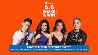 Catch the Shopee 6.6 Shake & Win TV Special on Wowowin Primetime and Win A Total of ₱1.3 Million in Cash