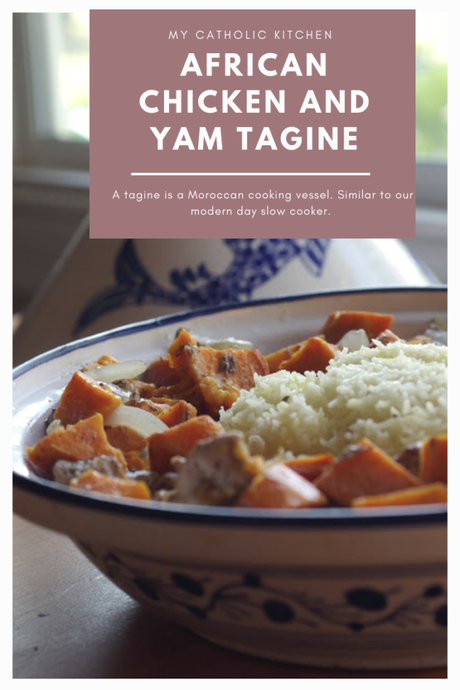 African Chicken and Yam Tagine