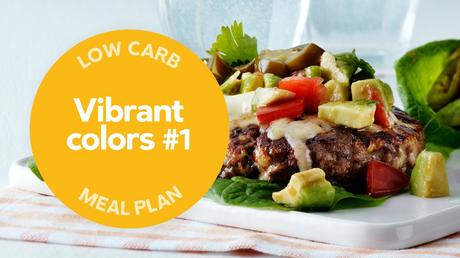 New low-carb meal plan: Vibrant colors