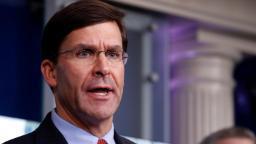 Esper breaks with Trump to oppose using active duty troops to quell protests