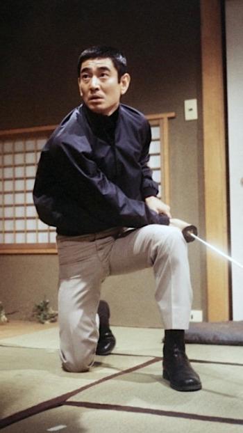 The Yakuza: Ken Takakura’s Navy Baracuta G9 The Yakuza: Ken Takakura’s Navy Baracuta G9