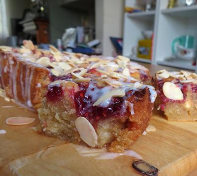 Small Batch Bakewell Blondies