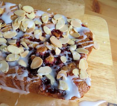 Small Batch Bakewell Blondies