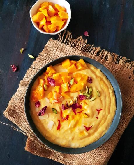 Mango Phirni Recipe , Aam Phirni, How To make Mango Phirni +Video