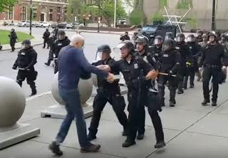 Despite video that appears to show police clearly assaulting a 75-year-old protester in Buffalo, NY, we suspect prosecutors will struggle to get a conviction