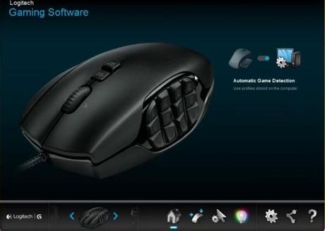 G600 mouse with Logitech gaming software