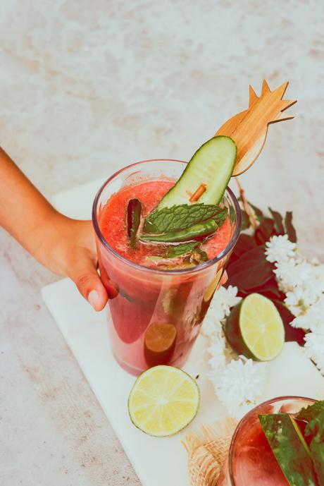 Chili Watermelon Agua Fresca- Summer Mocktail