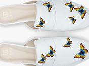 Shoe Alepel Rainbow Pride Butterfly Mules