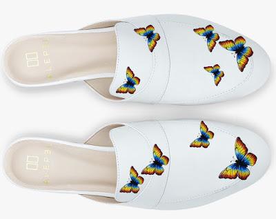 Shoe of the Day | Alepel Rainbow Pride Butterfly Mules