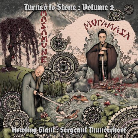 HOWLING GIANT and SERGEANT THUNDERHOOF join forces for 'Turned To Stone Chapter II' split album, due out August 7th on Ripple Music!
