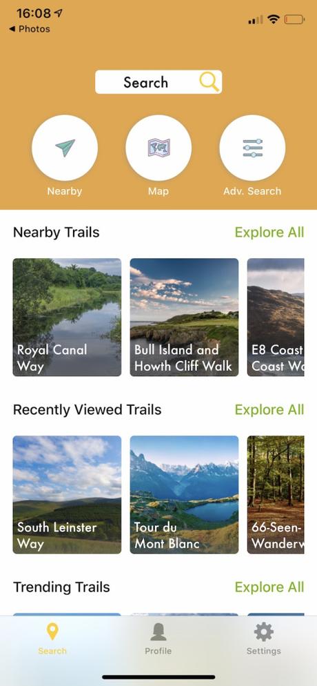 How to view a trail map?