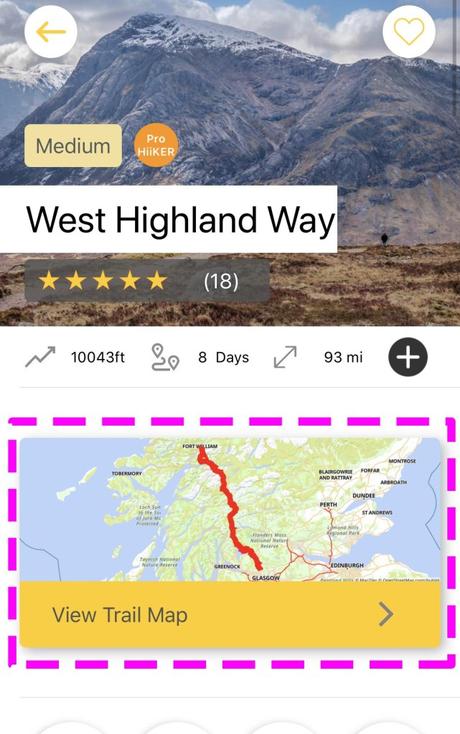 How to view a trail map?