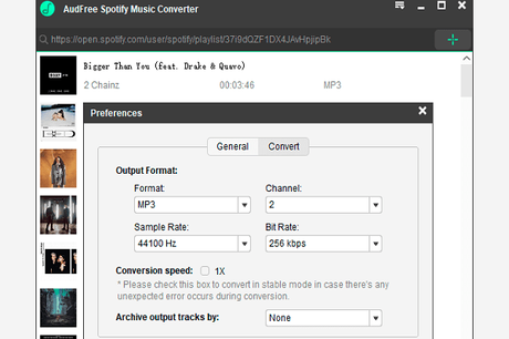 audfree spotify music converter